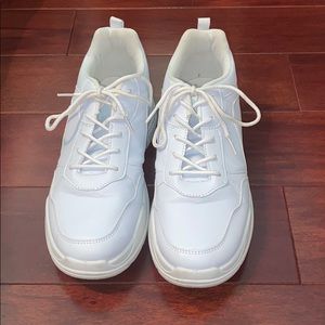 Pretty Little Thing Chunky White Sneakers